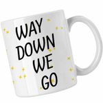 Casa si Gradina - Bucatarie si vesela - Cani si pahare - Cani si cesti - Cana Kaleo Way Down We Go, alba, 330ml - Infinity.ro