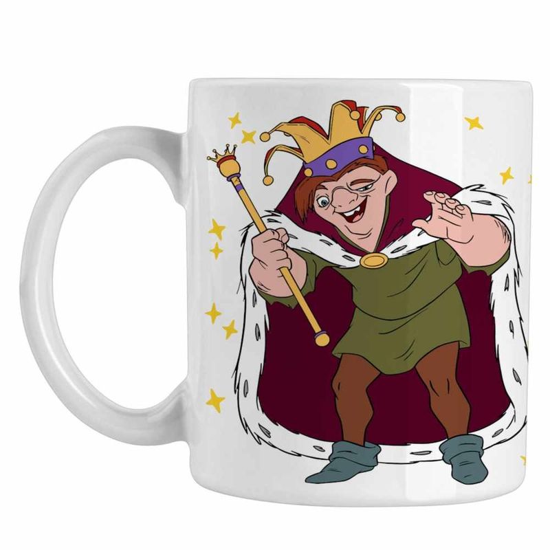 Casa si Gradina - Bucatarie si vesela - Cani si pahare - Cani si cesti - Cana Cocosatul de la Notre-Dame Quasimodo, alba, 330ml - Infinity.ro