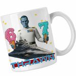 Casa si Gradina - Bucatarie si vesela - Cani si pahare - Cani si cesti - Cana Thrawn Six Seven Sase Sapte Star Wars Destroyer, alba, 330ml - Infinity.ro