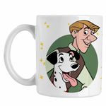 Casa si Gradina - Bucatarie si vesela - Cani si pahare - Cani si cesti - Cana 101 Dalmatieni Roger Pongo Catel Dalmatian, alba, 330ml - Infinity.ro