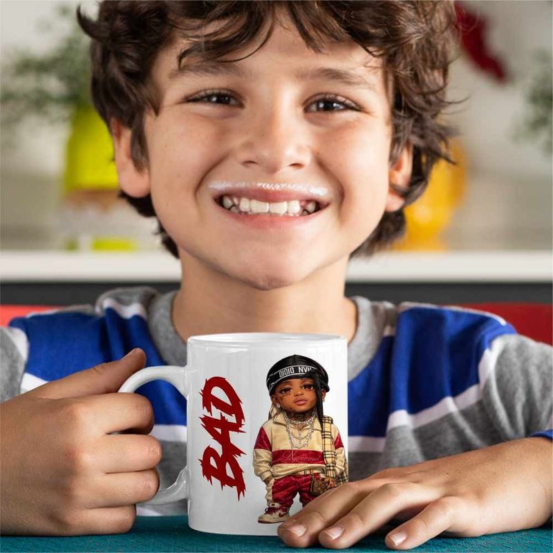 Casa si Gradina - Bucatarie si vesela - Cani si pahare - Cani si cesti - Cana Ski Mask Chibi The Slump God, alba, 330ml - Infinity.ro