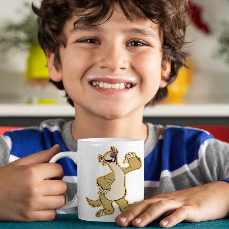 Casa si Gradina - Bucatarie si vesela - Cani si pahare - Cani si cesti - Cana Ice Age Sid Party Epoca de Gheata, alba, 330ml - Infinity.ro