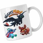 Casa si Gradina - Bucatarie si vesela - Cani si pahare - Cani si cesti - Cana Night Fury Toothless How to train your dragon, alba, 330ml - Infinity.ro