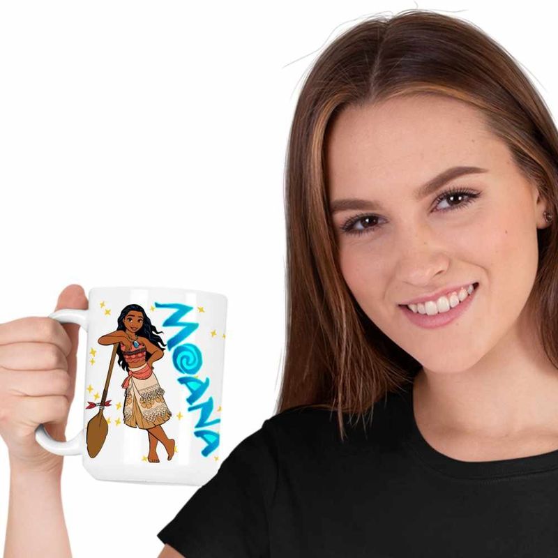 Casa si Gradina - Bucatarie si vesela - Cani si pahare - Cani si cesti - Cana Vaiana Moana Hawaii, alba, 330ml - Infinity.ro