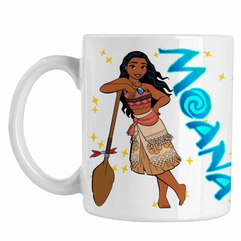 Casa si Gradina - Bucatarie si vesela - Cani si pahare - Cani si cesti - Cana Vaiana Moana Hawaii, alba, 330ml - Infinity.ro