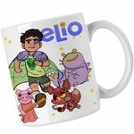 Casa si Gradina - Bucatarie si vesela - Cani si pahare - Cani si cesti - Cana Elio Glordon, alba, 330ml - Infinity.ro