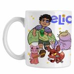 Casa si Gradina - Bucatarie si vesela - Cani si pahare - Cani si cesti - Cana Elio Glordon, alba, 330ml - Infinity.ro