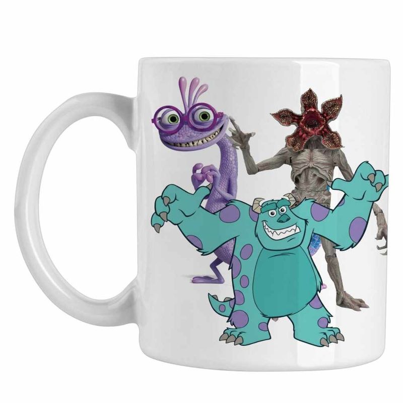 Casa si Gradina - Bucatarie si vesela - Cani si pahare - Cani si cesti - Cana James Monsters University, alba, 330ml - Infinity.ro