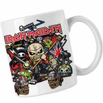 Casa si Gradina - Bucatarie si vesela - Cani si pahare - Cani si cesti - Cana Iron Maiden Trooper, alba, 330ml - Infinity.ro