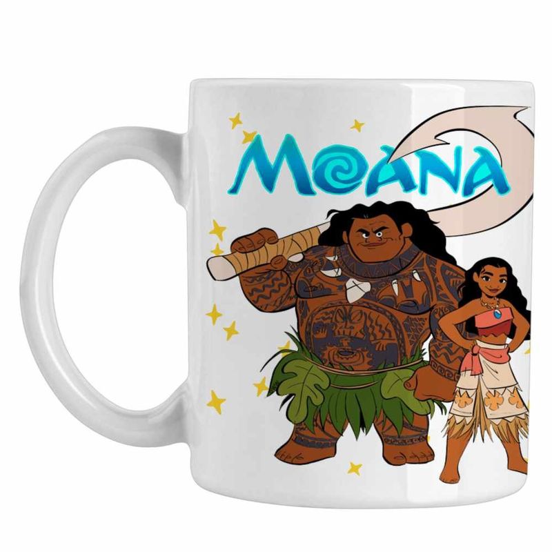 Casa si Gradina - Bucatarie si vesela - Cani si pahare - Cani si cesti - Cana Moana Maui Vaiana, alba, 330ml - Infinity.ro