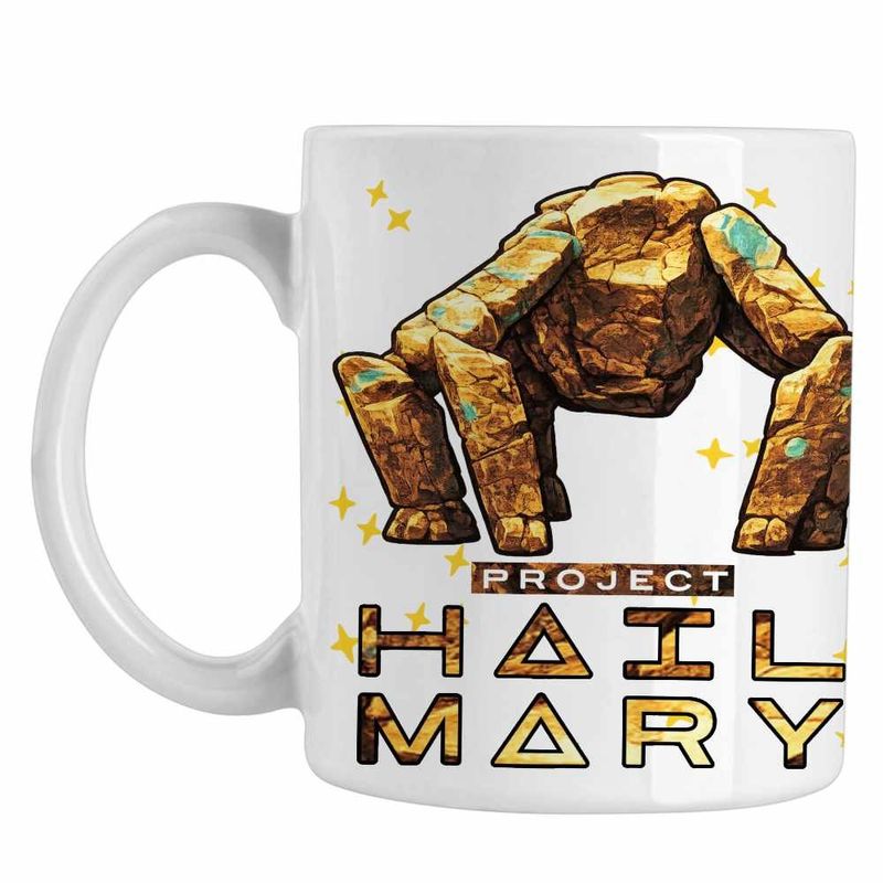 Casa si Gradina - Bucatarie si vesela - Cani si pahare - Cani si cesti - Cana Project Hail Mary Rocky Eridian Alien Engineer, alba, 330ml - Infinity.ro