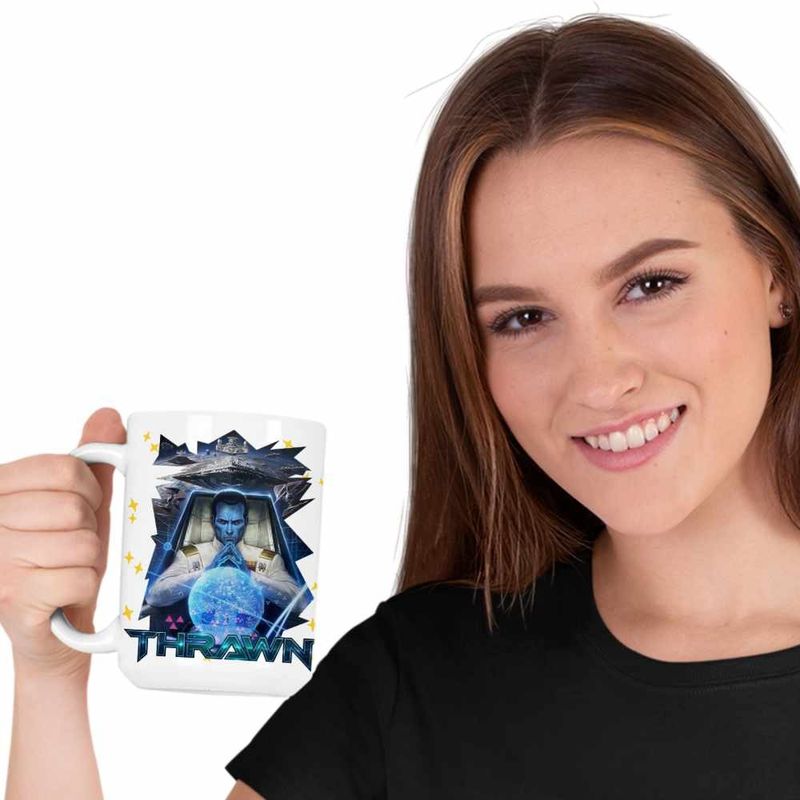 Casa si Gradina - Bucatarie si vesela - Cani si pahare - Cani si cesti - Cana Grand Admiral Thrawn Legend Star Wars, alba, 330ml - Infinity.ro