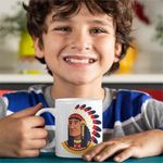 Casa si Gradina - Bucatarie si vesela - Cani si pahare - Cani si cesti - Cana Native American Chief Pene, alba, 330ml - Infinity.ro