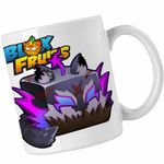Casa si Gradina - Bucatarie si vesela - Cani si pahare - Cani si cesti - Cana Blox Fruits Werewolf Fruit Roblox Fructe, alba, 330ml - Infinity.ro