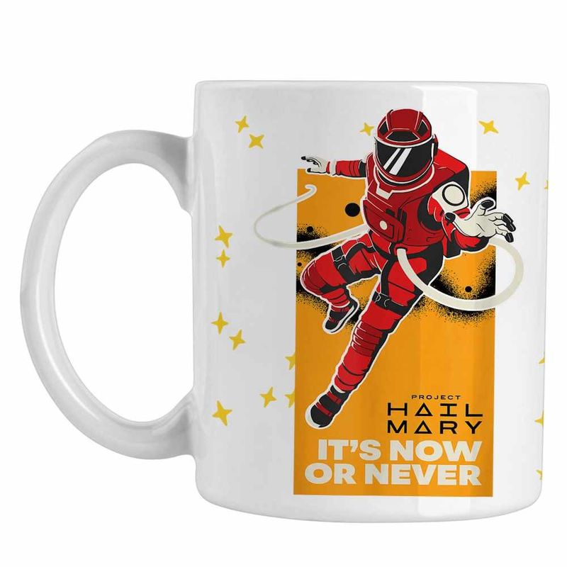Casa si Gradina - Bucatarie si vesela - Cani si pahare - Cani si cesti - Cana Project Hail Mary Now or Never Astrophage, alba, 330ml - Infinity.ro