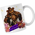 Casa si Gradina - Bucatarie si vesela - Cani si pahare - Cani si cesti - Cana Future Fnaf Five Nights at Freddie, alba, 330ml - Infinity.ro