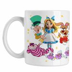 Casa si Gradina - Bucatarie si vesela - Cani si pahare - Cani si cesti - Cana Alice Tara Minunilor Mad Hatter March Hare, alba, 330ml - Infinity.ro