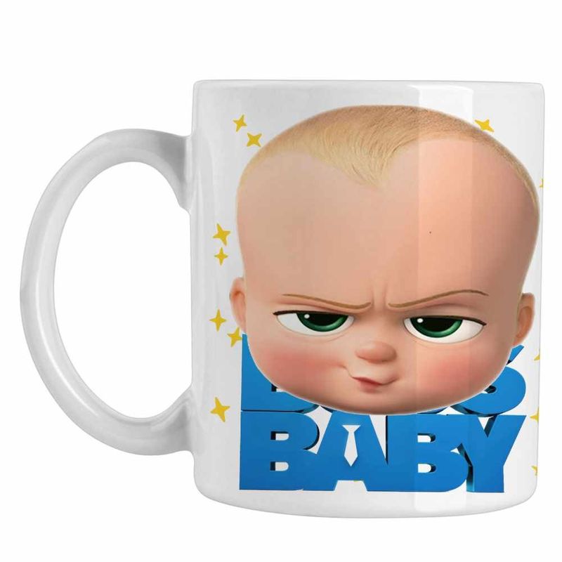 Casa si Gradina - Bucatarie si vesela - Cani si pahare - Cani si cesti - Cana Baby Boss Alpha Kid, alba, 330ml - Infinity.ro