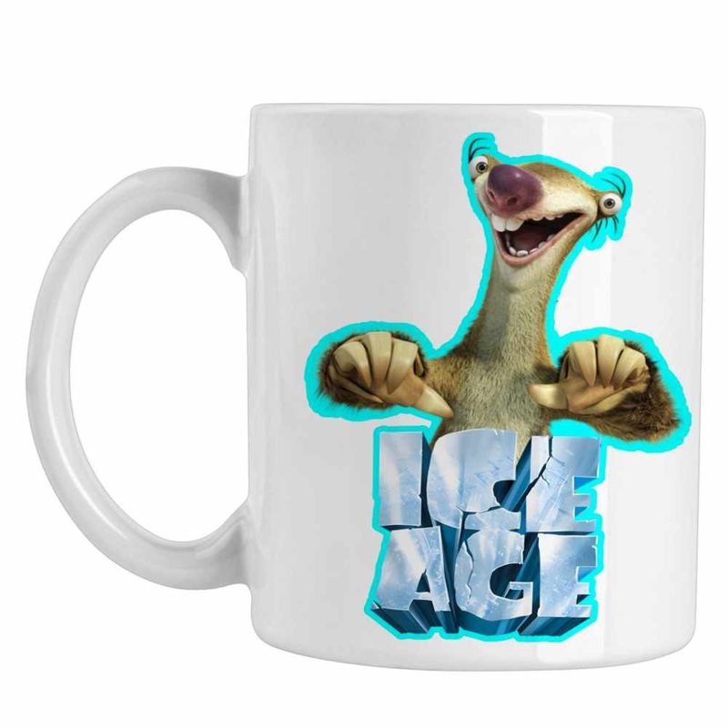 Casa si Gradina - Bucatarie si vesela - Cani si pahare - Cani si cesti - Cana Ice Age Sid Adventures, alba, 330ml - Infinity.ro