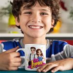 Casa si Gradina - Bucatarie si vesela - Cani si pahare - Cani si cesti - Cana Soy Luna Cartoon, alba, 330ml - Infinity.ro