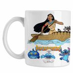 Casa si Gradina - Bucatarie si vesela - Cani si pahare - Cani si cesti - Cana Pocahontas Meeko Canoe, alba, 330ml - Infinity.ro