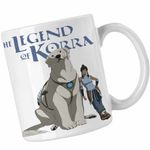 Casa si Gradina - Bucatarie si vesela - Cani si pahare - Cani si cesti - Cana Avatar Korra Naga Maestru Shaolin, alba, 330ml - Infinity.ro