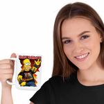 Casa si Gradina - Bucatarie si vesela - Cani si pahare - Cani si cesti - Cana Iron Maiden Homer The Simpsons, alba, 330ml - Infinity.ro