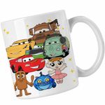 Casa si Gradina - Bucatarie si vesela - Cani si pahare - Cani si cesti - Cana Cars Fulger Cruz Raminez Dream Team, alba, 330ml - Infinity.ro