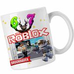 Casa si Gradina - Bucatarie si vesela - Cani si pahare - Cani si cesti - Cana Brookhaven Roblox, alba, 330ml - Infinity.ro