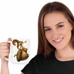 Casa si Gradina - Bucatarie si vesela - Cani si pahare - Cani si cesti - Cana Ice Age Scratte Veverita, alba, 330ml - Infinity.ro