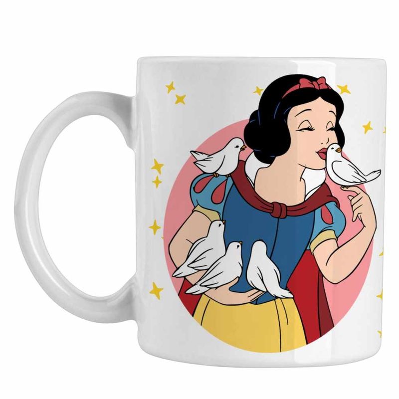Casa si Gradina - Bucatarie si vesela - Cani si pahare - Cani si cesti - Cana Alba ca Zapada Porumbei, alba, 330ml - Infinity.ro