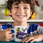 Casa si Gradina - Bucatarie si vesela - Cani si pahare - Cani si cesti - Cana Future King Trap, alba, 330ml - Infinity.ro