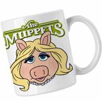 Casa si Gradina - Bucatarie si vesela - Cani si pahare - Cani si cesti - Cana The Muppets Miss Piggy, alba, 330ml - Infinity.ro