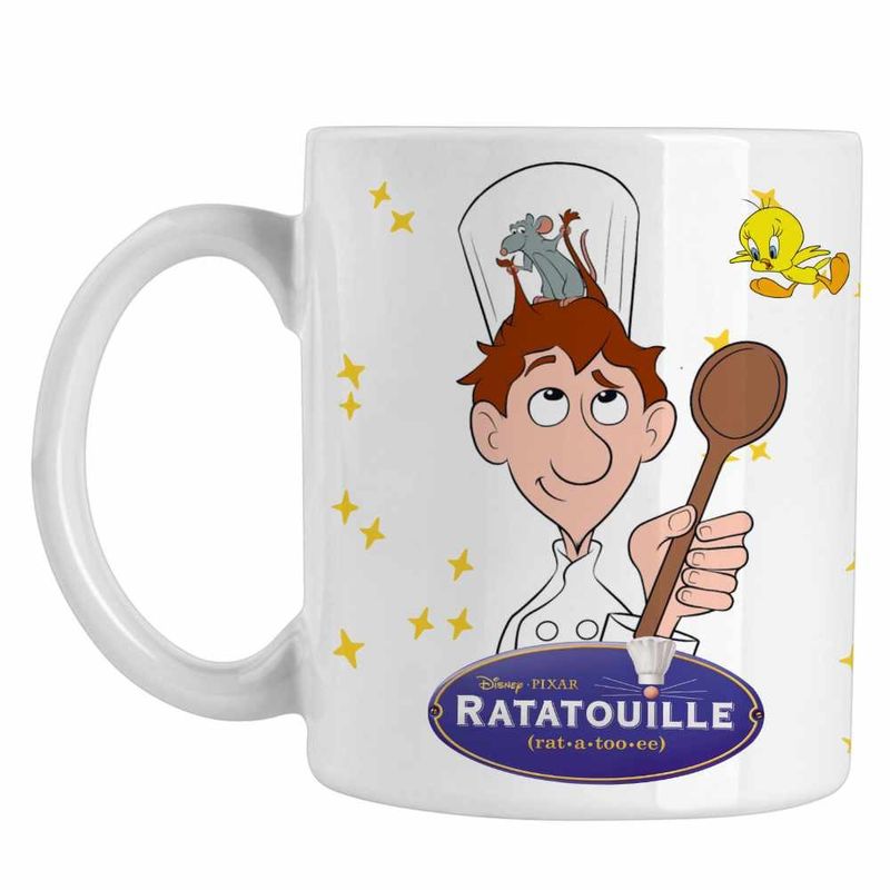 Casa si Gradina - Bucatarie si vesela - Cani si pahare - Cani si cesti - Cana Ratatouille Alfredo Soricel Remy Chef, alba, 330ml - Infinity.ro