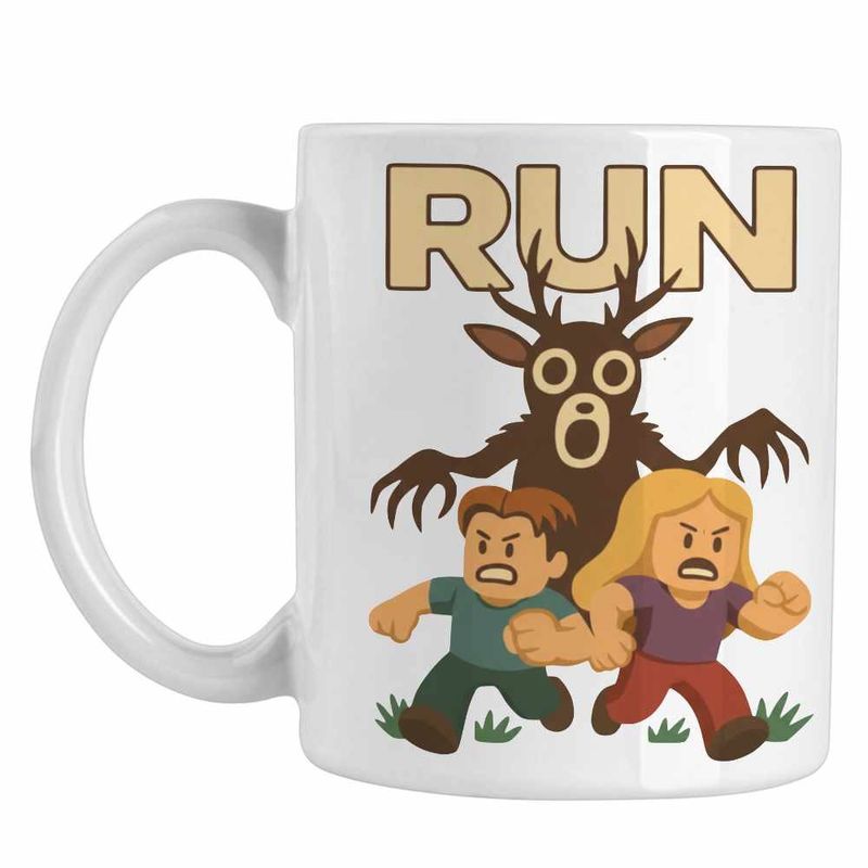 Casa si Gradina - Bucatarie si vesela - Cani si pahare - Cani si cesti - Cana 99 Nights Run Roblox, alba, 330ml - Infinity.ro