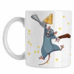 Casa si Gradina - Bucatarie si vesela - Cani si pahare - Cani si cesti - Cana Ratatouille Remy Bucatarie, alba, 330ml - Infinity.ro