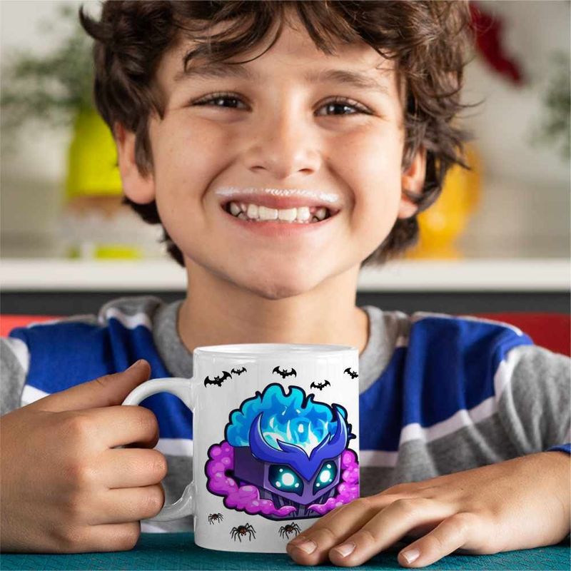 Casa si Gradina - Bucatarie si vesela - Cani si pahare - Cani si cesti - Cana Blox Fruits Gas Fruit Roblox Fructe, alba, 330ml - Infinity.ro