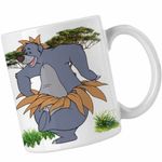 Casa si Gradina - Bucatarie si vesela - Cani si pahare - Cani si cesti - Cana Cartea Junglei Baloo, alba, 330ml - Infinity.ro