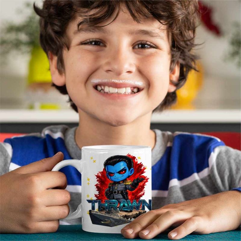 Casa si Gradina - Bucatarie si vesela - Cani si pahare - Cani si cesti - Cana Star Wars Thrawn Grand Admiral Chibi, alba, 330ml - Infinity.ro