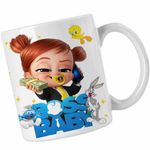 Casa si Gradina - Bucatarie si vesela - Cani si pahare - Cani si cesti - Cana Baby Boss Tina Telefon Leader, alba, 330ml - Infinity.ro