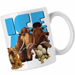 Casa si Gradina - Bucatarie si vesela - Cani si pahare - Cani si cesti - Cana Ice Age Manny Crazy Times, alba, 330ml - Infinity.ro