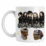 Casa si Gradina - Bucatarie si vesela - Cani si pahare - Cani si cesti - Cana Kamelot Rock Band, alba, 330ml - Infinity.ro