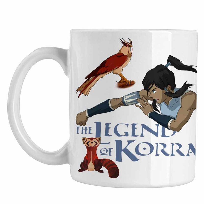 Casa si Gradina - Bucatarie si vesela - Cani si pahare - Cani si cesti - Cana Avatar Legenda lui Korra Airbender Anime, alba, 330ml - Infinity.ro