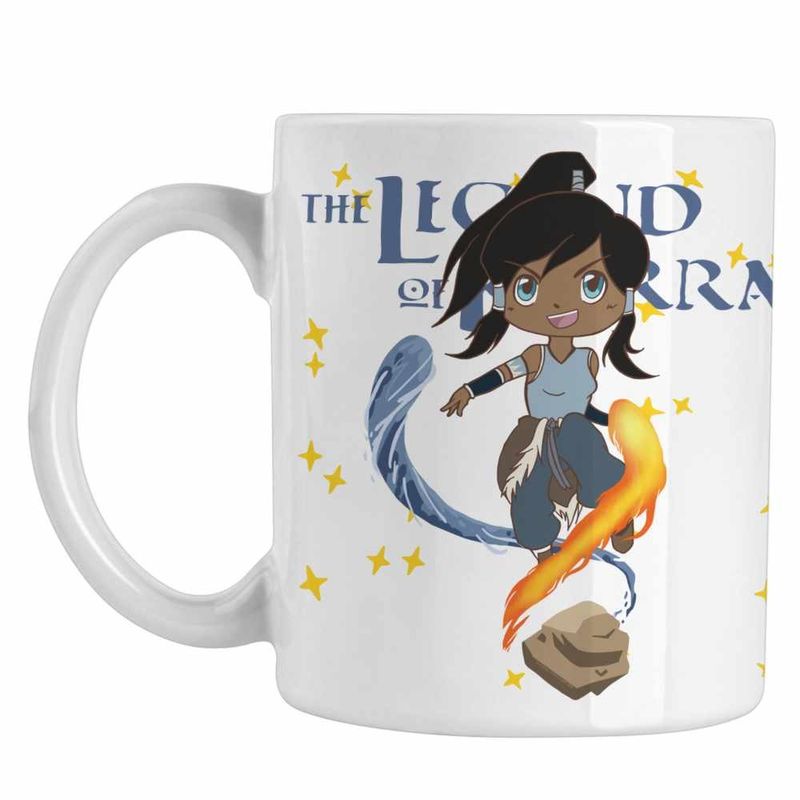 Casa si Gradina - Bucatarie si vesela - Cani si pahare - Cani si cesti - Cana Avatar Legenda lui Korra Reincarnare Airbender, alba, 330ml - Infinity.ro