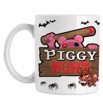 Casa si Gradina - Bucatarie si vesela - Cani si pahare - Cani si cesti - Cana Piggy Hunt Roblox Pigy, alba, 330ml - Infinity.ro