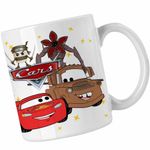 Casa si Gradina - Bucatarie si vesela - Cani si pahare - Cani si cesti - Cana Cars Fulger Bucsa Mater Masini, alba, 330ml - Infinity.ro