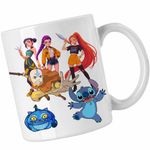 Casa si Gradina - Bucatarie si vesela - Cani si pahare - Cani si cesti - Cana Avatar Huntrix Kpop Last Airbender, alba, 330ml - Infinity.ro