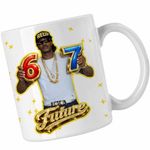 Casa si Gradina - Bucatarie si vesela - Cani si pahare - Cani si cesti - Cana Future Six Seven 67 Rapper, alba, 330ml - Infinity.ro