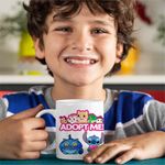 Casa si Gradina - Bucatarie si vesela - Cani si pahare - Cani si cesti - Cana Adopt Me Roblox, alba, 330ml - Infinity.ro