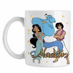Casa si Gradina - Bucatarie si vesela - Cani si pahare - Cani si cesti - Cana Aladdin Jasmine Aladdin Genie Duh, alba, 330ml - Infinity.ro